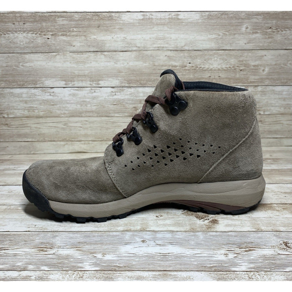 Danner Boots Womens 8 Grey Vibram Sole Danner Dry Mega Grip Hiking Camping - Picture 7 of 14